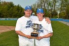 Baseball vs Babson  Wheaton College Baseball players celebrate their victory over Babson to win the NEWMAC Championship for the third year in a row. - (Photo by Keith Nordstrom) : Wheaton, baseball, NEWMAC